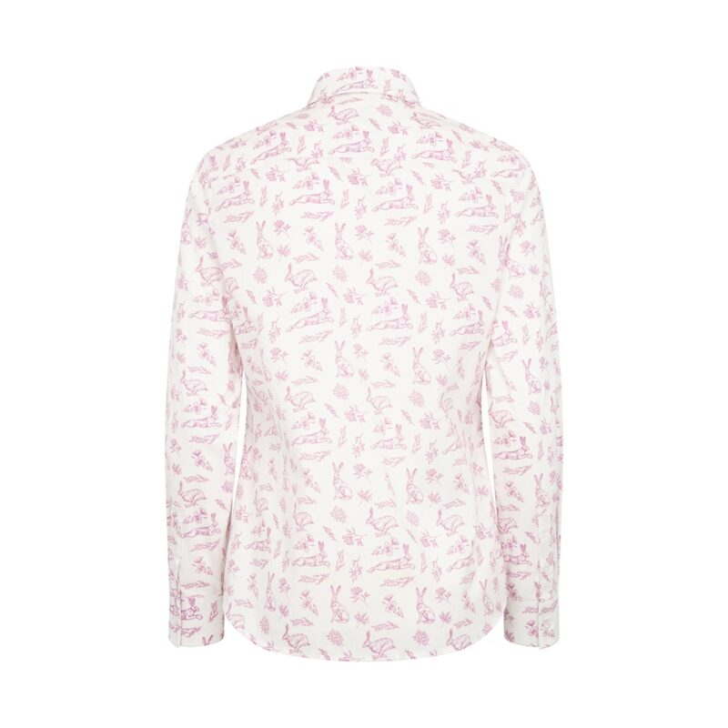 Hoggs of Fife Hare Ladies Cotton Twill Print Shirt Hoggs of Fife Hare Ladies Cotton Twill Print Shirt