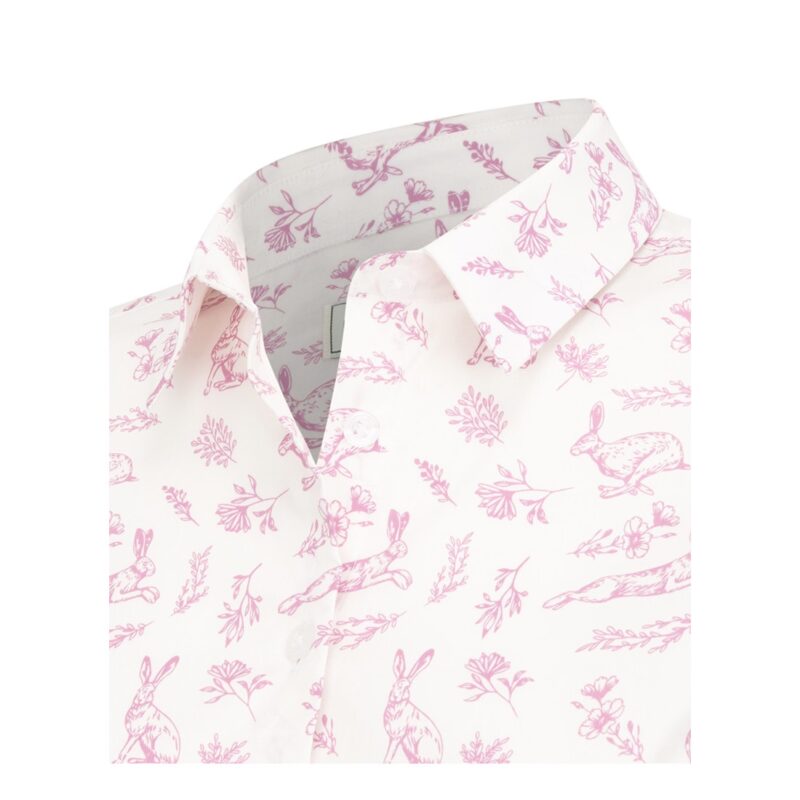 Hoggs of Fife Hare Ladies Cotton Twill Print Shirt Hoggs of Fife Hare Ladies Cotton Twill Print Shirt