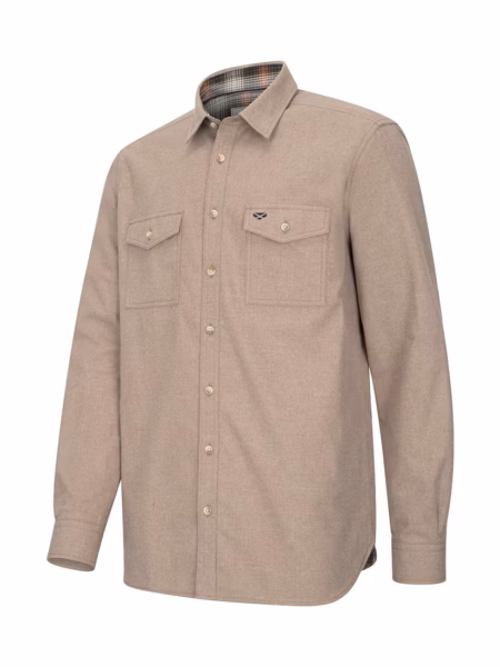 Hoggs of Fife Moy Brushed Cotton Moleskin Shirt
