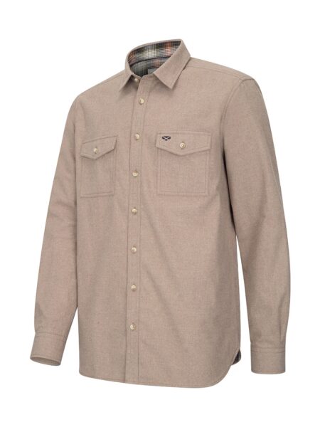 Hoggs of Fife Moy Brushed Cotton Moleskin Shirt