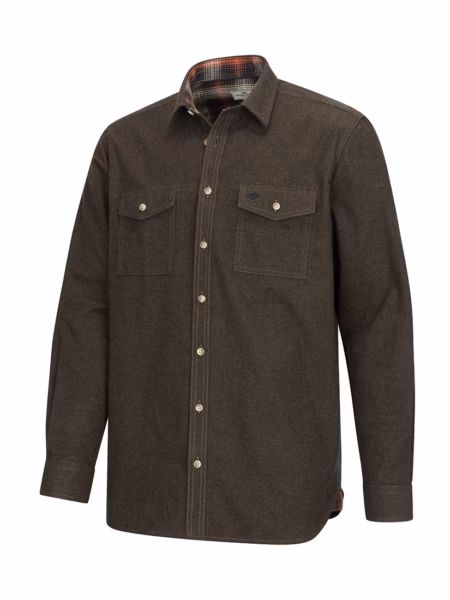 Hoggs of Fife Moy Brushed Cotton Moleskin Shirt