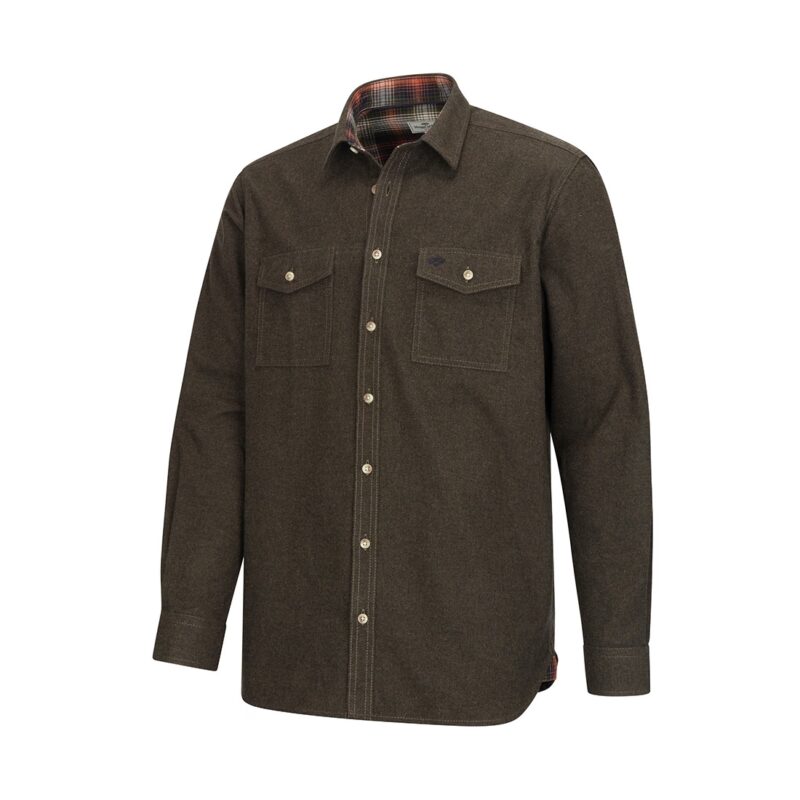 Hoggs of Fife Moy Brushed Cotton Moleskin Shirt Hoggs of Fife Moy Brushed Cotton Moleskin Shirt