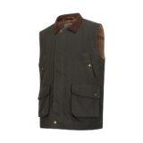 Hoggs of Fife Maxton Padded Waxed Cotton Gilet