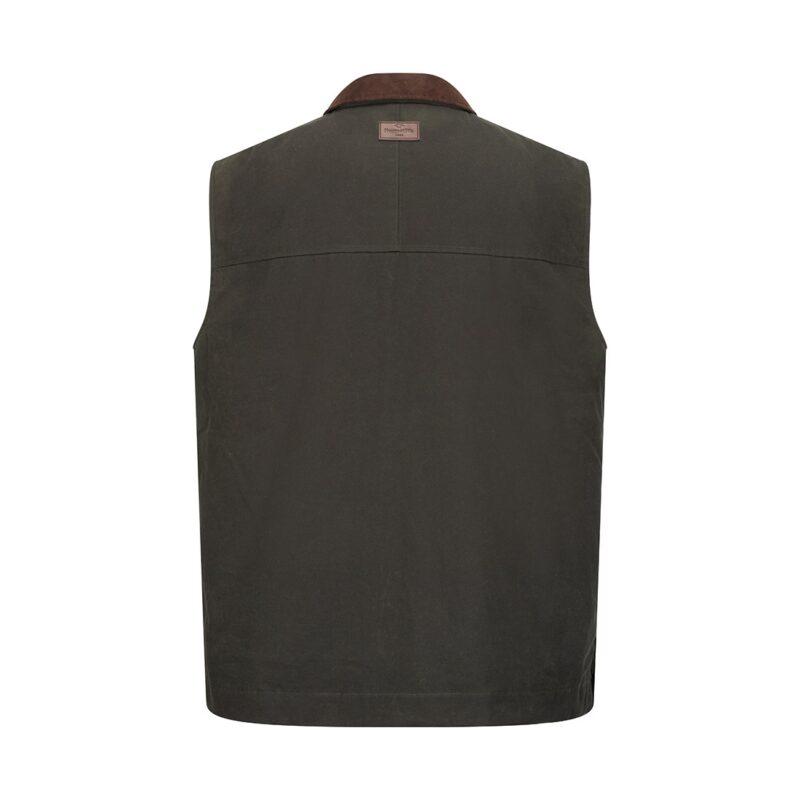 Hoggs of Fife Maxton Padded Waxed Cotton Gilet Hoggs of Fife Maxton Padded Waxed Cotton Gilet