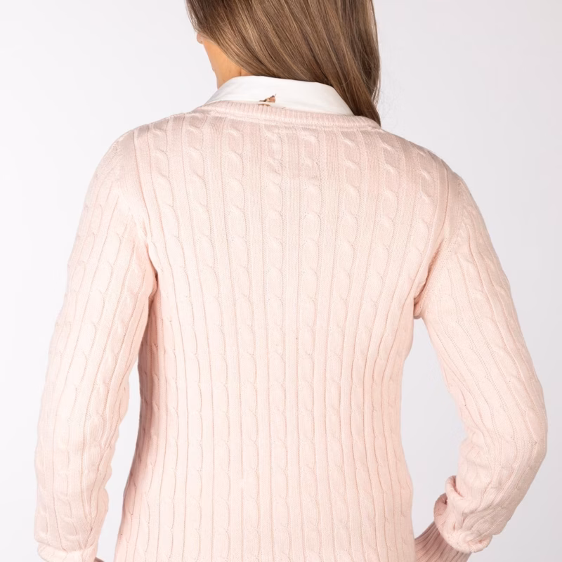 Rydale Ladies V Neck Cable Knit Jumper - Emma Rydale Ladies V Neck Cable Knit Jumper - Emma