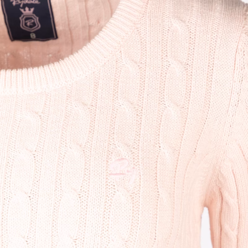 Rydale Ladies V Neck Cable Knit Jumper - Emma Rydale Ladies V Neck Cable Knit Jumper - Emma