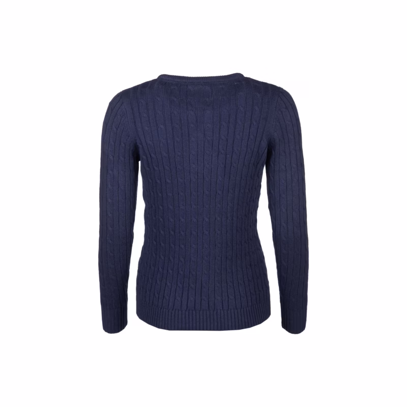 Rydale Ladies Crew Neck Cable Knit Jumper - Emma Rydale Ladies Crew Neck Cable Knit Jumper - Emma