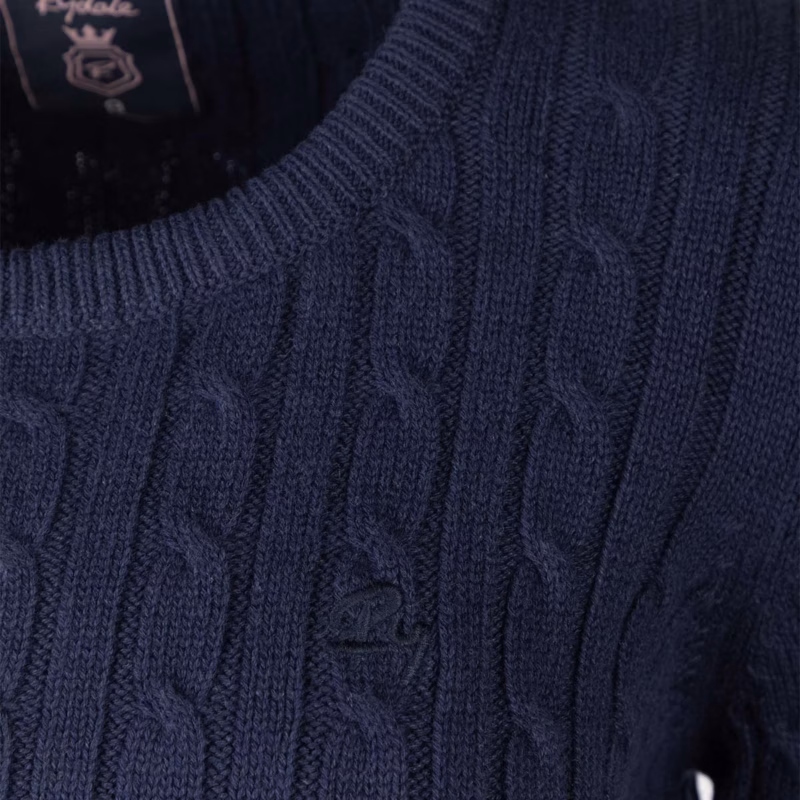 Rydale Ladies Crew Neck Cable Knit Jumper - Emma Rydale Ladies Crew Neck Cable Knit Jumper - Emma