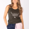 Rydale Ladies Cow Pattern Vest Top - Byland