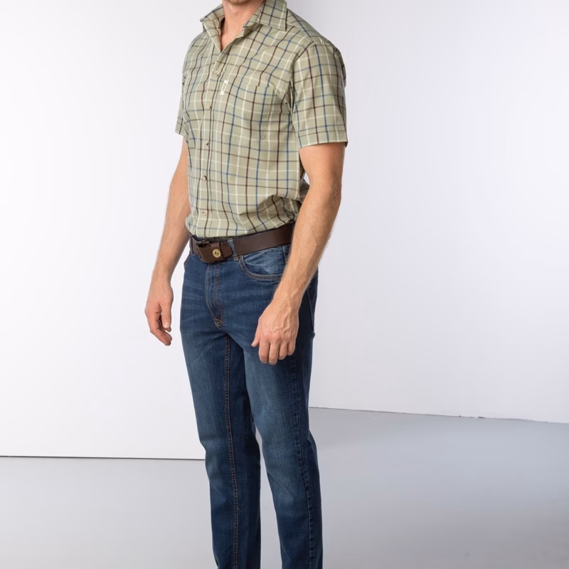 Rydale Men's Short Sleeved Check Shirt - Ebberston Rydale Men's Short Sleeved Check Shirt - Ebberston