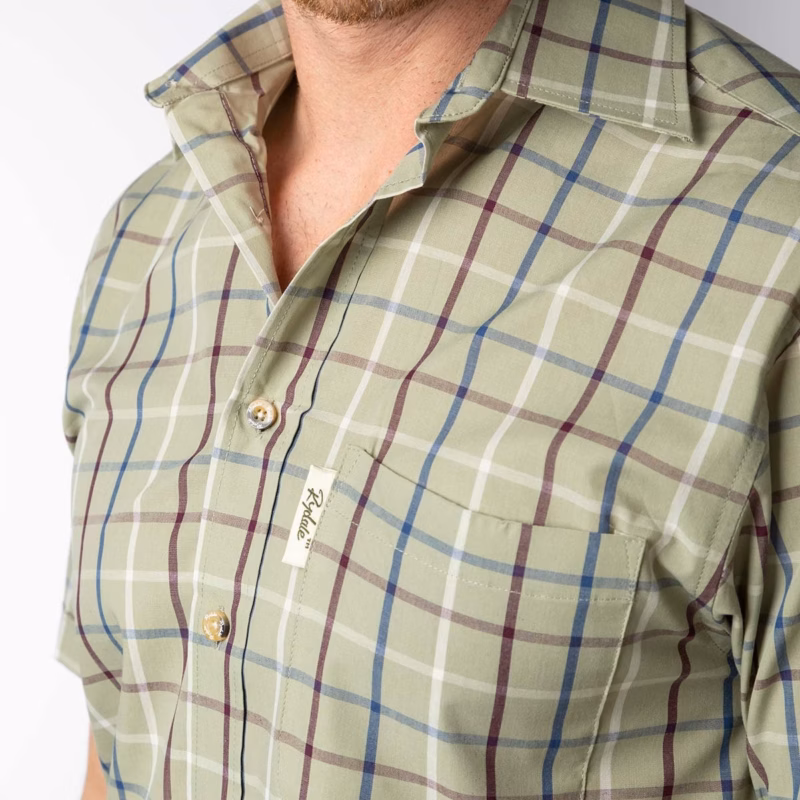 Rydale Men's Short Sleeved Check Shirt - Ebberston Rydale Men's Short Sleeved Check Shirt - Ebberston