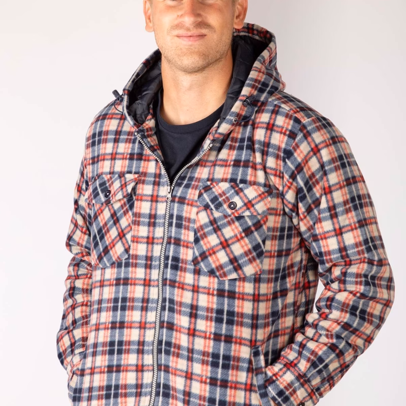 Rydale Men's Hooded Fleece Overshirt - Ulrome Rydale Men's Hooded Fleece Overshirt - Ulrome