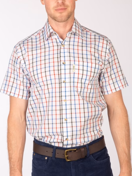 Rydale Men's Short Sleeved Check Shirt - Stamford