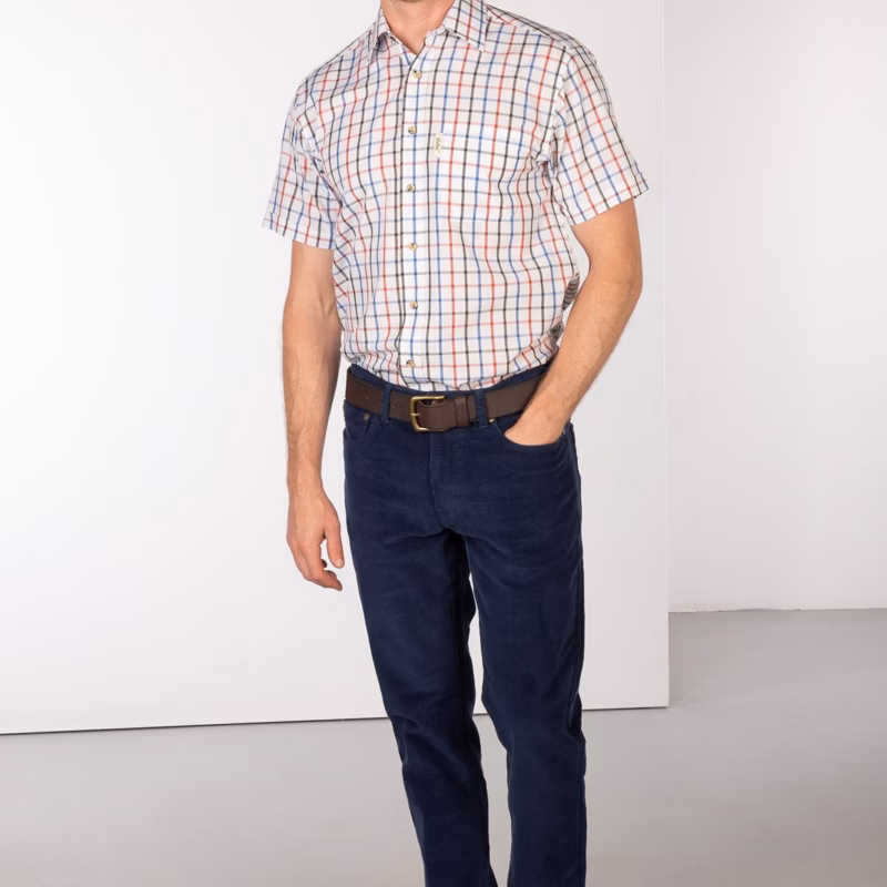 Rydale Men's Short Sleeved Check Shirt - Stamford Rydale Men's Short Sleeved Check Shirt - Stamford