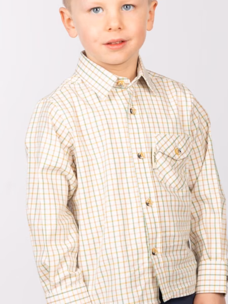 Rydale Boys Country Check Shirts - Tattersall