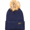 Rydale Ladies Pom Pom Hat - Bella - Navy Natural