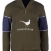 Rydale Boys Quarter Zip Sweatshirt - Byland