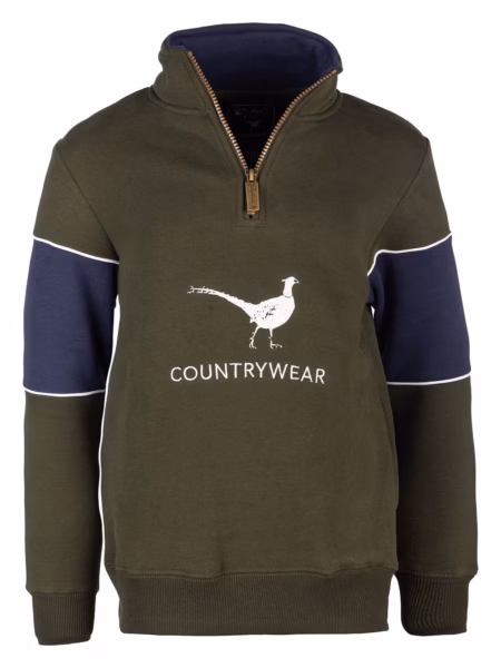 Rydale Boys Quarter Zip Sweatshirt - Byland