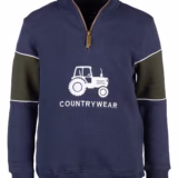 Rydale Boys Quarter Zip Sweatshirt - Byland