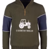 Rydale Boys Quarter Zip Sweatshirt - Byland