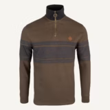 Jack Pyke Half Zip Contrast Sweatshirt in Green – front