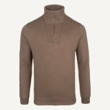 Jack Pyke Half Zip Sweatshirt in Barley – front