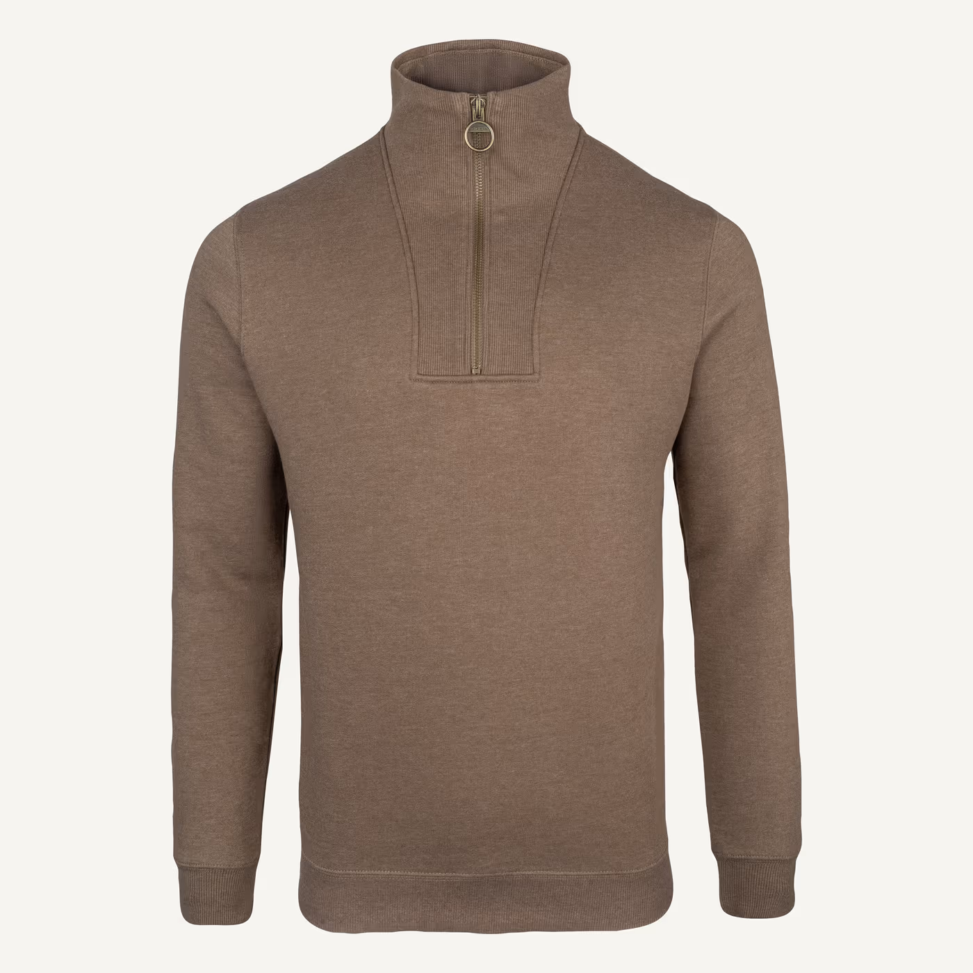 Jack Pyke Half Zip Sweatshirt in Barley – front Jack Pyke Half Zip Sweatshirt in Barley – front