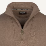 Jack Pyke Half Zip Sweatshirt in Barley – zip detail