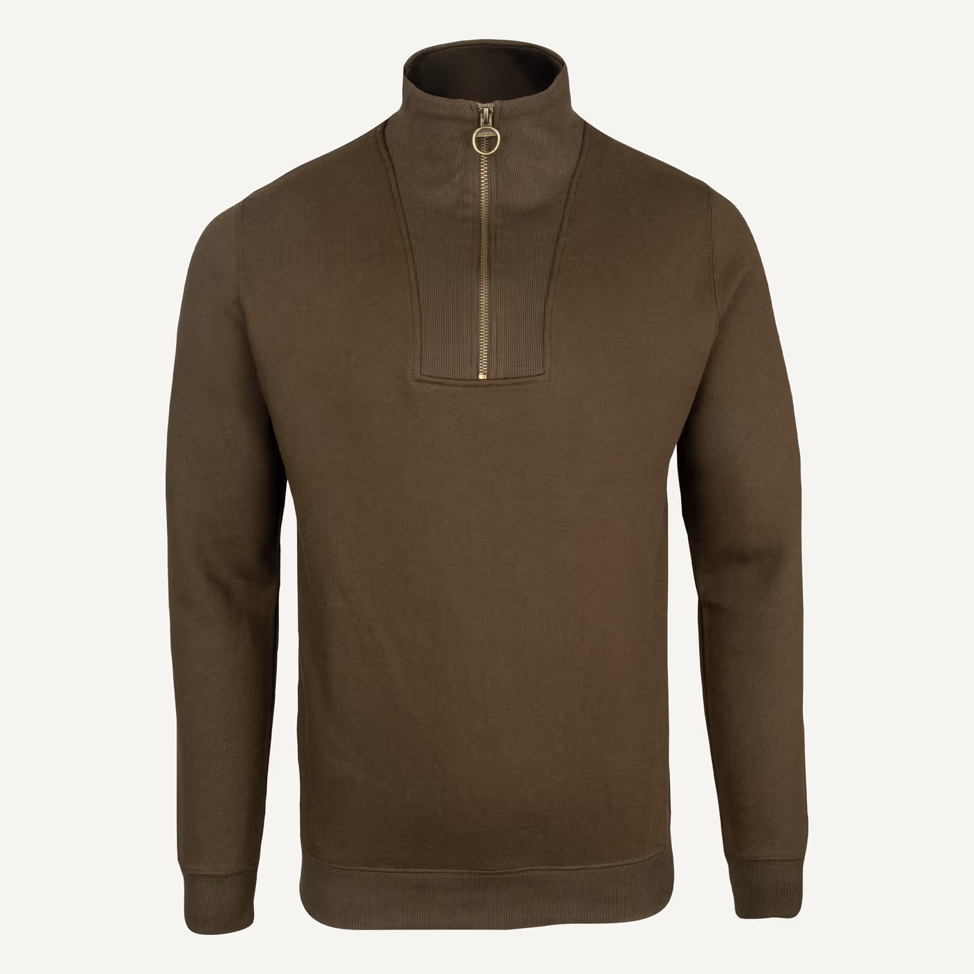 Jack Pyke Half Zip Sweatshirt in Dark Olive – front Jack Pyke Half Zip Sweatshirt in Dark Olive – front