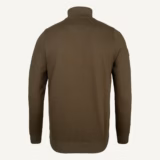 Jack Pyke Half Zip Sweatshirt in Dark Olive – rear