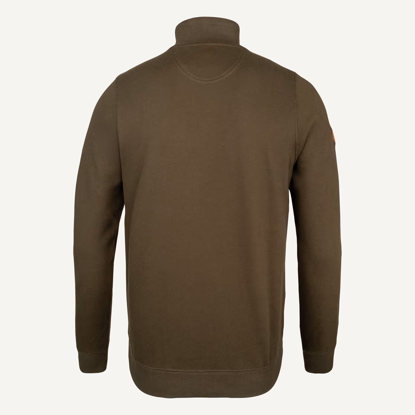 Jack Pyke Half Zip Sweatshirt in Dark Olive – rear Jack Pyke Half Zip Sweatshirt in Dark Olive – rear
