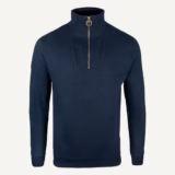 Jack Pyke Half Zip Sweatshirt in Navy – front