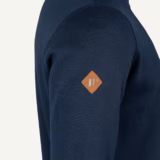 Jack Pyke Half Zip Sweatshirt in Navy – logo detail