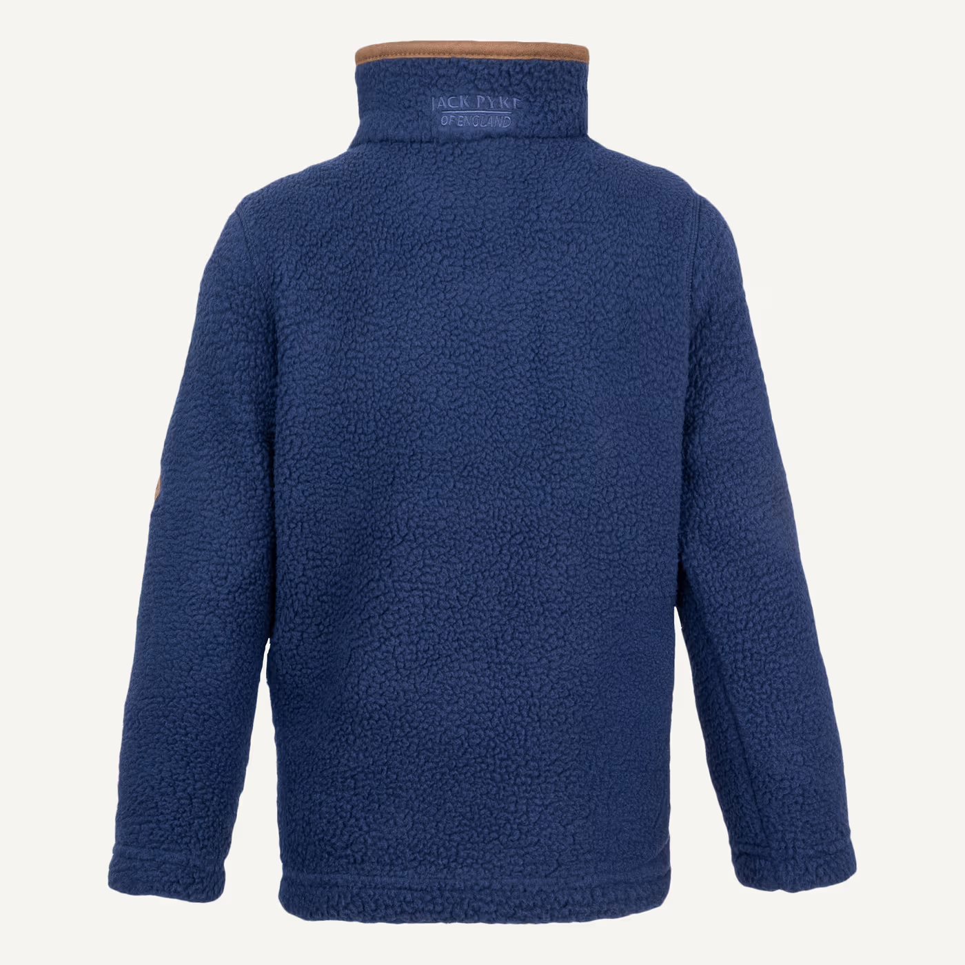 Jack Pyke Junior Half Zip Sherpa Fleece Pullover in Navy – rear Jack Pyke Junior Half Zip Sherpa Fleece Pullover in Navy – rear