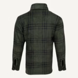 Jack Pyke Junior Polar Fleece Shirt in Green Check – rear