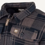 Jack Pyke Junior Tundra Shirt in Brown Check – chest pocket detail