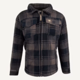 Jack Pyke Junior Tundra Shirt in Brown Check – front