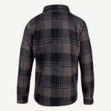 Jack Pyke Junior Tundra Shirt in Brown Check – rear