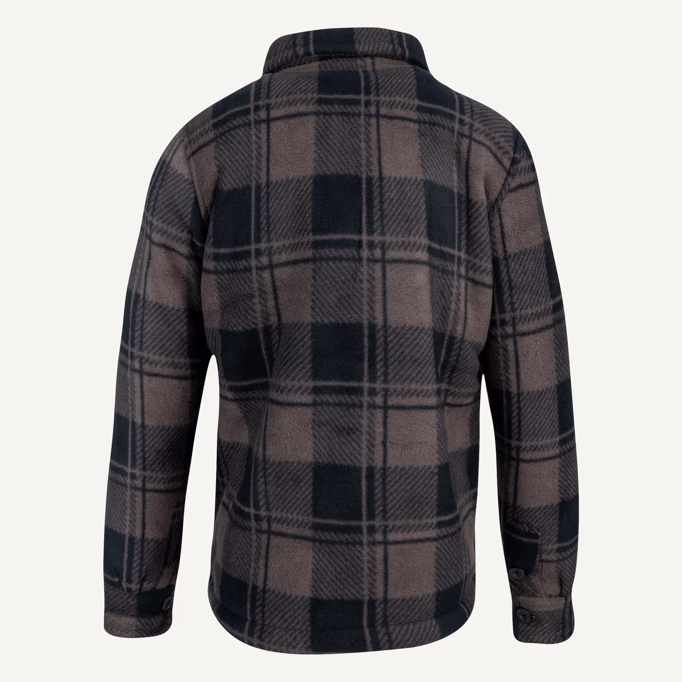 Jack Pyke Junior Tundra Shirt in Brown Check – rear Jack Pyke Junior Tundra Shirt in Brown Check – rear