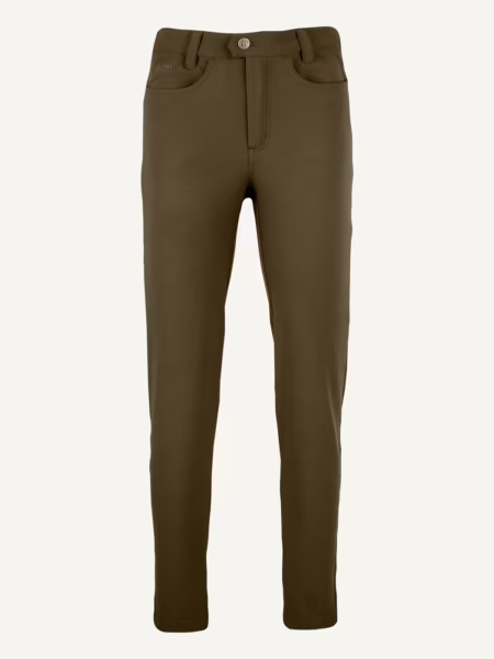 Jack Pyke Ladies Contour Stretch Pants in Brown – front