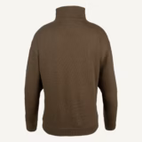 Jack Pyke Ladies Half Zip Sweatshirt in Olive – rear