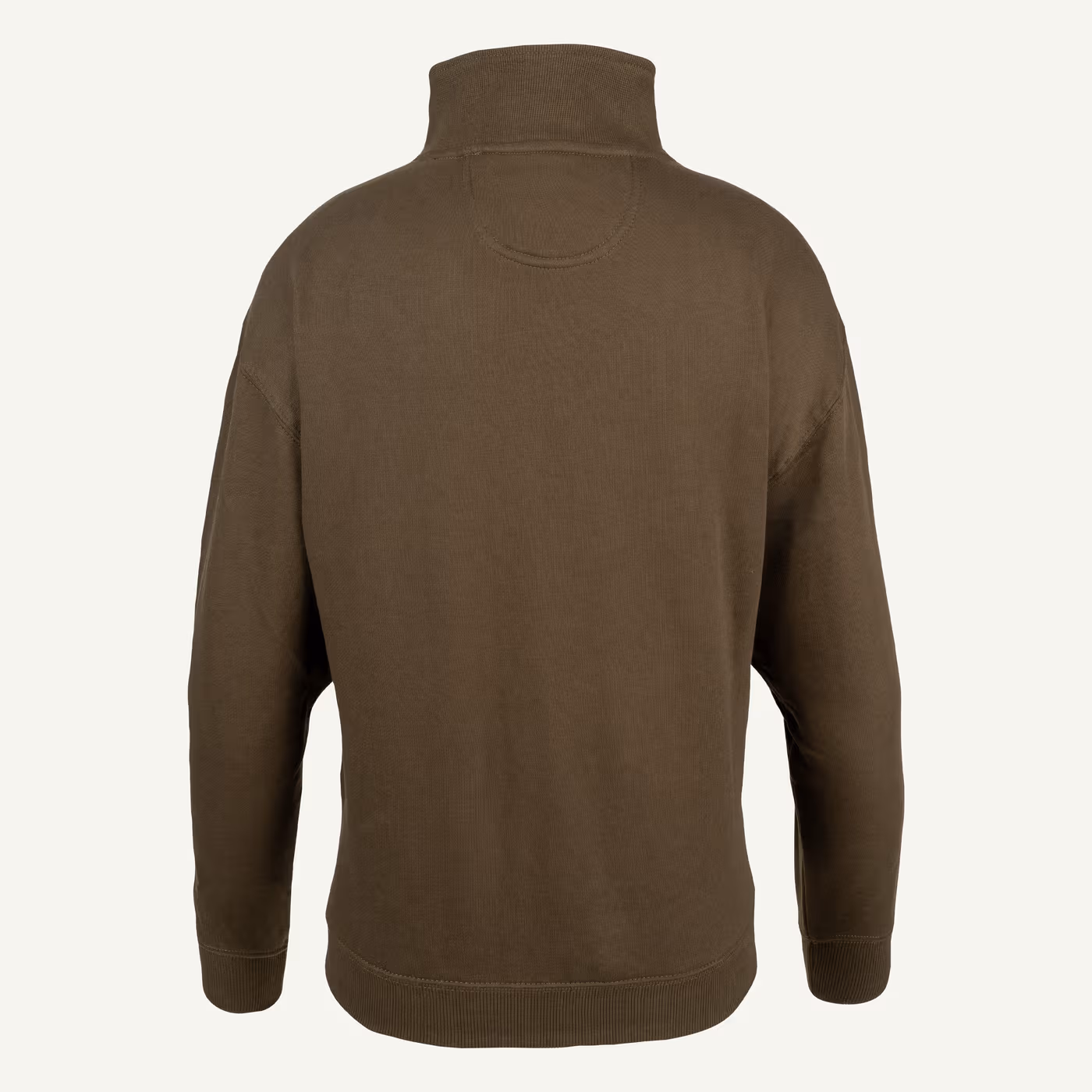 Jack Pyke Ladies Half Zip Sweatshirt in Olive – rear Jack Pyke Ladies Half Zip Sweatshirt in Olive – rear