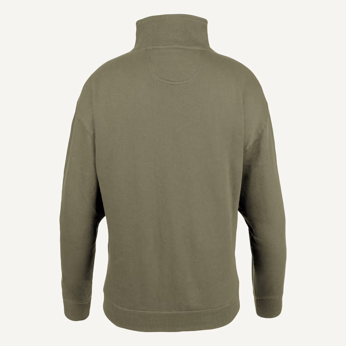 Jack Pyke Ladies Half Zip Sweatshirt in Sage – rear Jack Pyke Ladies Half Zip Sweatshirt in Sage – rear