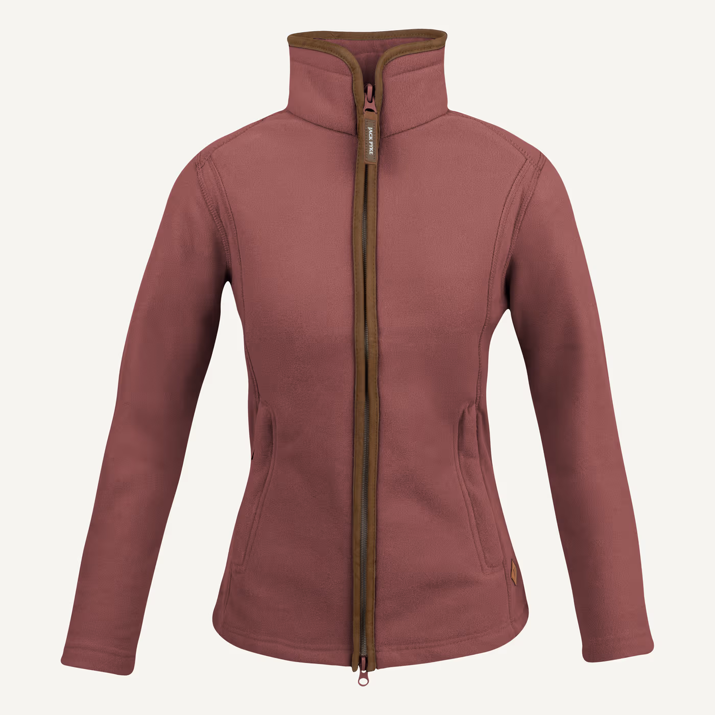 Jack Pyke Ladies Recycled Fleece Jacket in Burnt Copper – front Jack Pyke Ladies Recycled Fleece Jacket in Burnt Copper – front