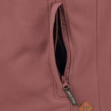 Jack Pyke Ladies Recycled Fleece Jacket in Burnt Copper – pocket detail