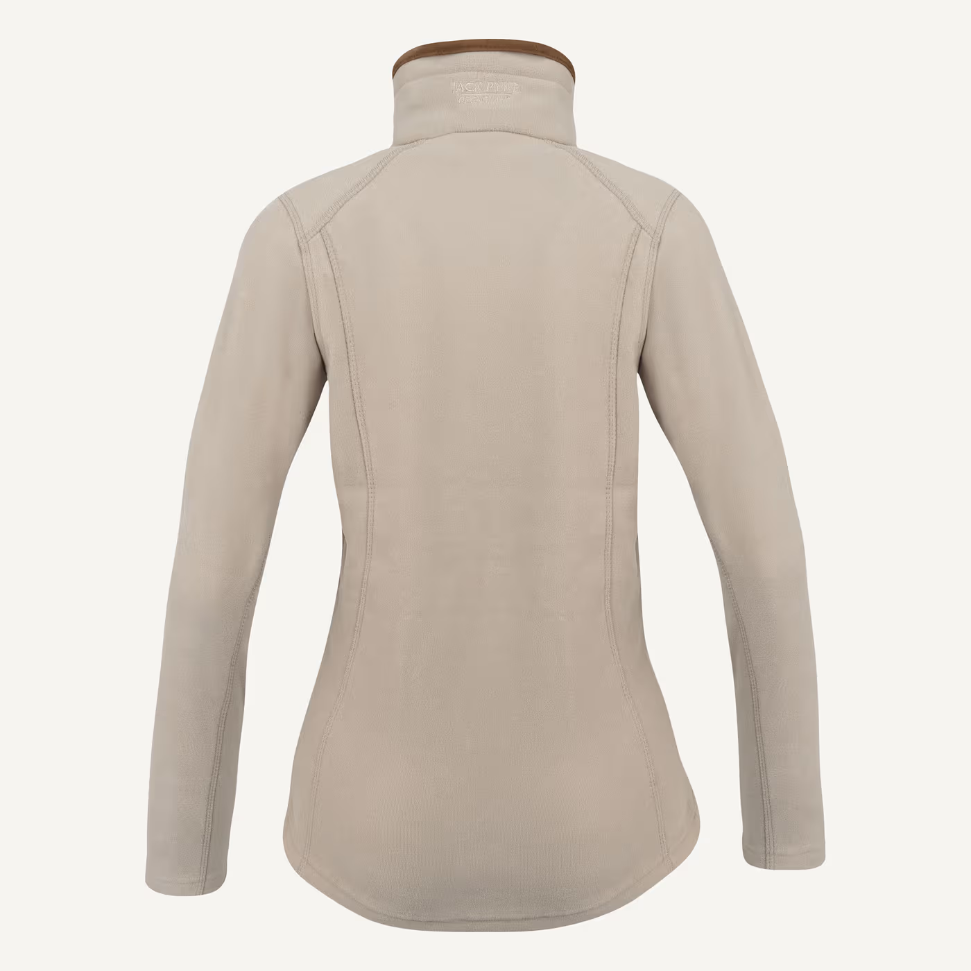 Jack Pyke Ladies Recycled Fleece Jacket in Mushroom – rear Jack Pyke Ladies Recycled Fleece Jacket in Mushroom – rear