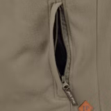 Jack Pyke Ladies Recycled Fleece Jacket in Shiitake – pocket detail
