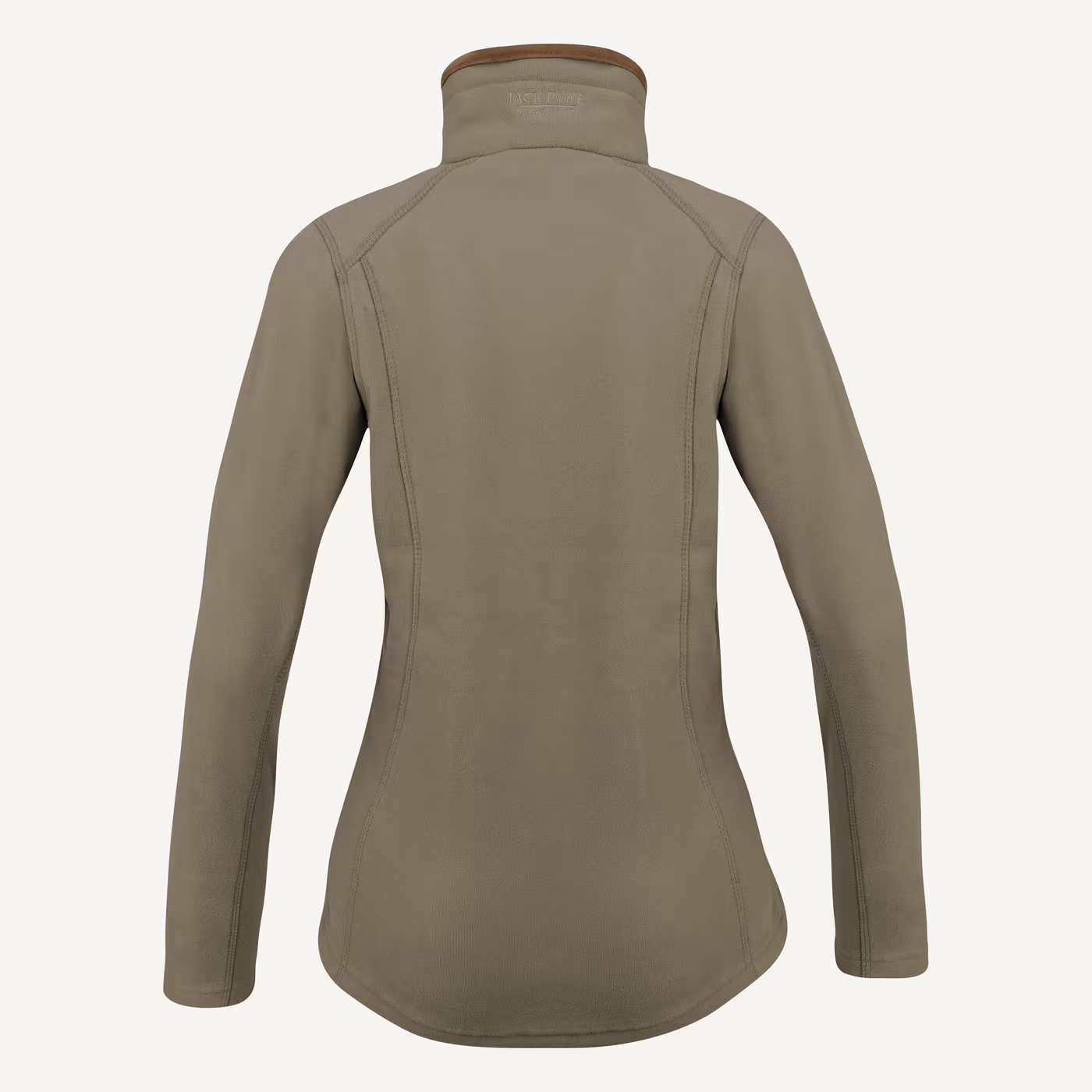 Jack Pyke Ladies Recycled Fleece Jacket in Shiitake – rear Jack Pyke Ladies Recycled Fleece Jacket in Shiitake – rear