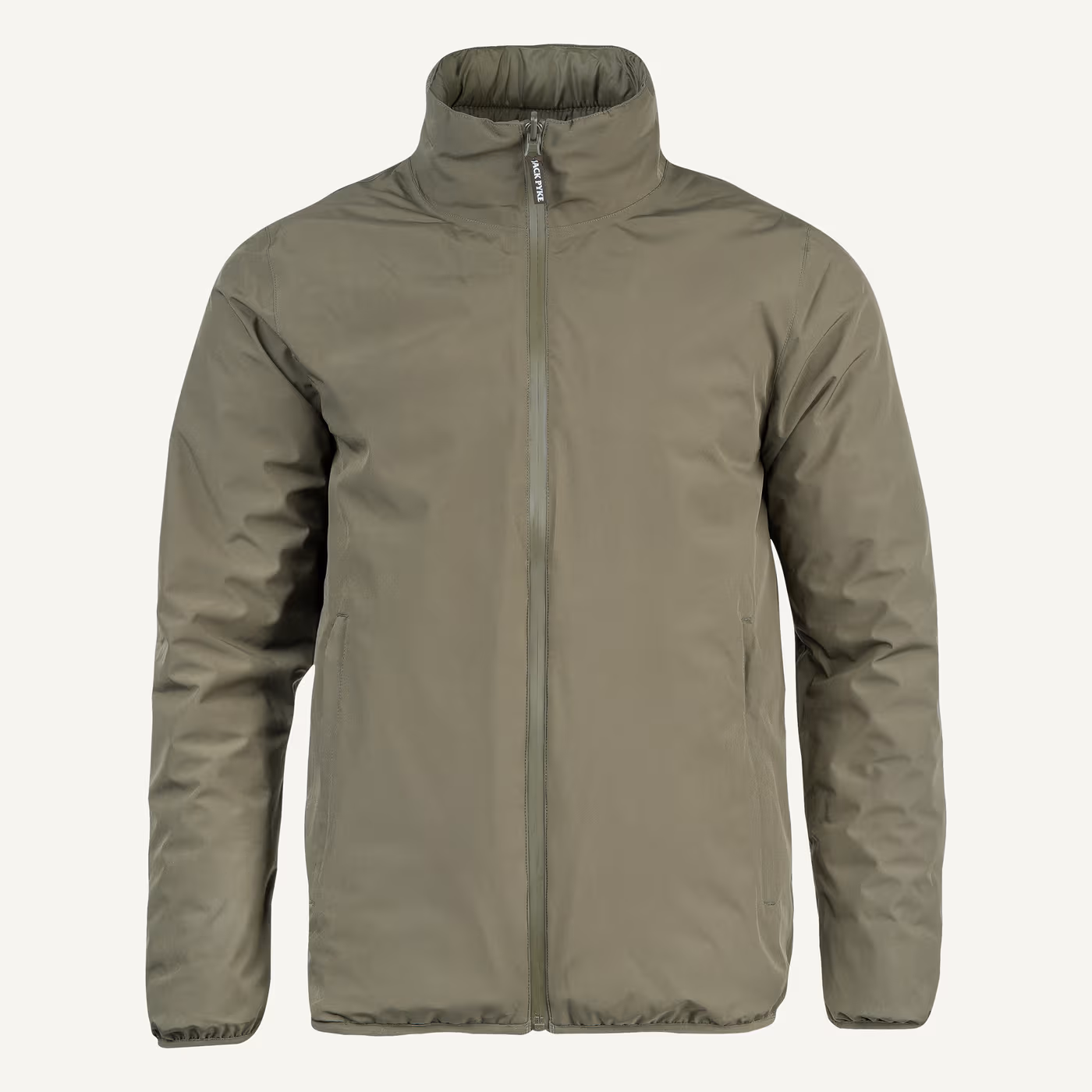 Jack Pyke Reversible Waterproof Jacket in Green – outer front Jack Pyke Reversible Waterproof Jacket in Green – outer front