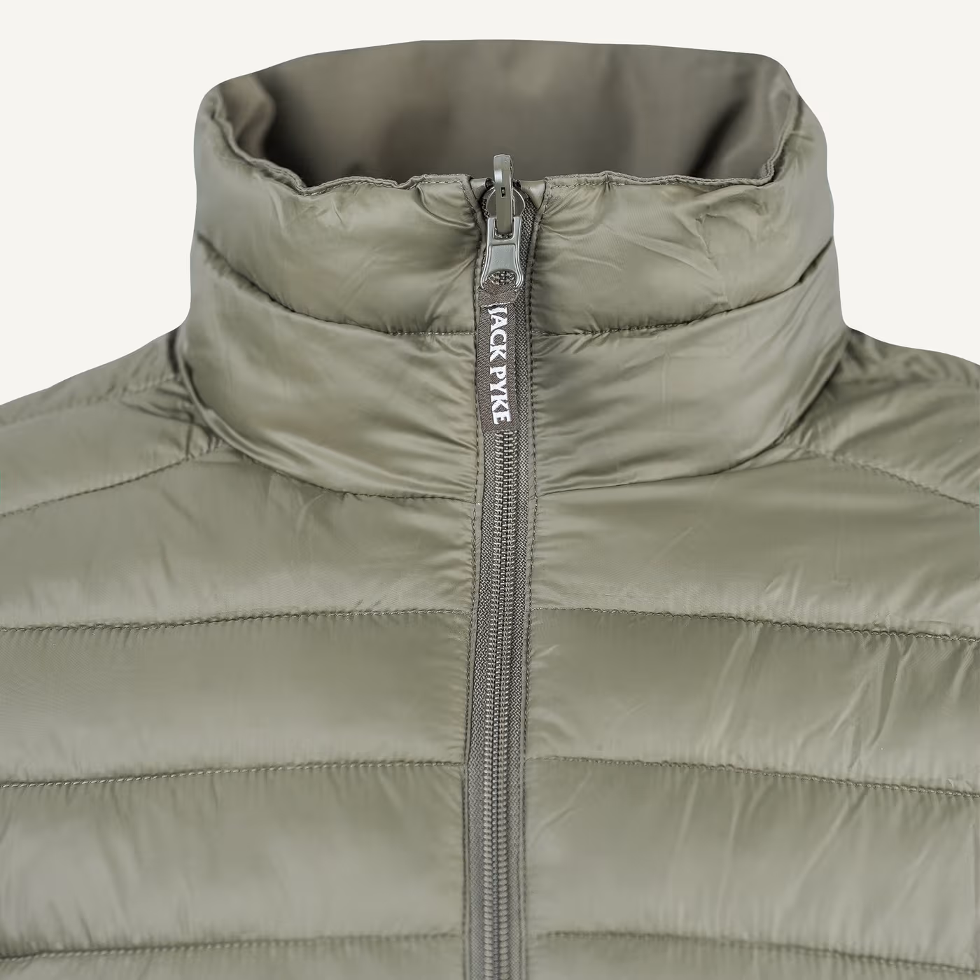 Jack Pyke Reversible Waterproof Jacket in Green – reversed zip detail Jack Pyke Reversible Waterproof Jacket in Green – reversed zip detail